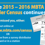 MBTA advertisement for the Rider Census